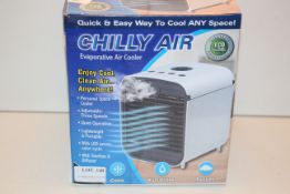 BOXED CHILLY AIR EVAPORATIVE AIR COOLER RRP £27.89Condition ReportAppraisal Available on Request-