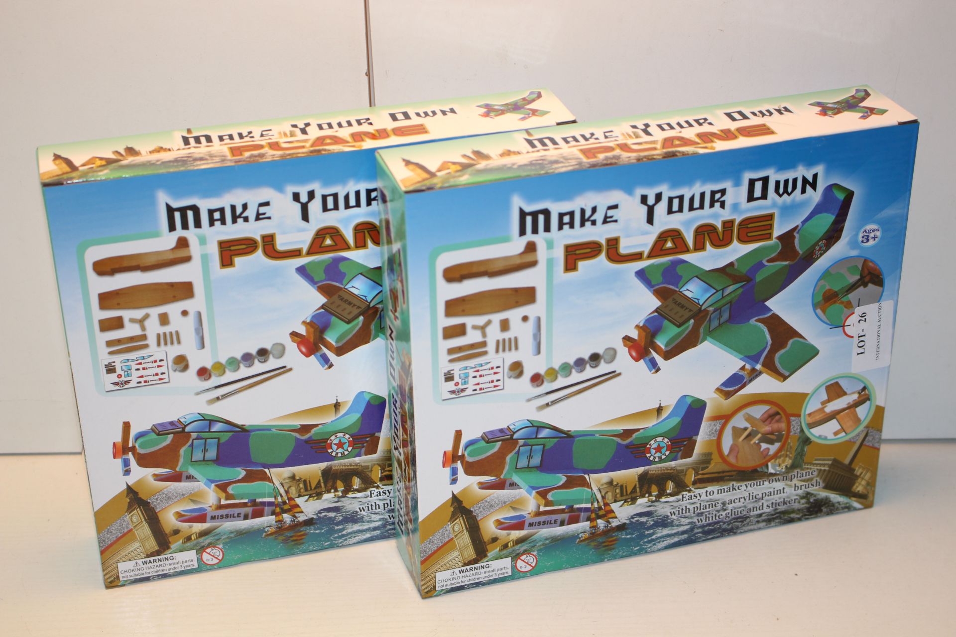 2X BOXED MAKE YOUR OWN PLANES SETS Condition ReportAppraisal Available on Request- All Items are