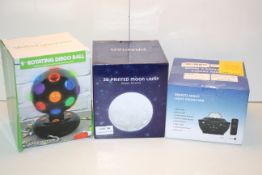 3X BOXED ASSORTED LIGHTING ITEMS (IMAGE DEPICT STOCK)Condition ReportAppraisal Available on Request-