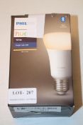 PHILIPS HUE PERSONAL WIRELESS LIGHTING WHITE SINGLE FILAMENT BULB G125 B22Condition