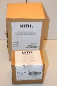 2X BOXED ASSORTED UMI PRODUCTS TO INCLUDE 2000LUMEN MOTION SENSOR SECURITY LIGHT & OTHER Condition