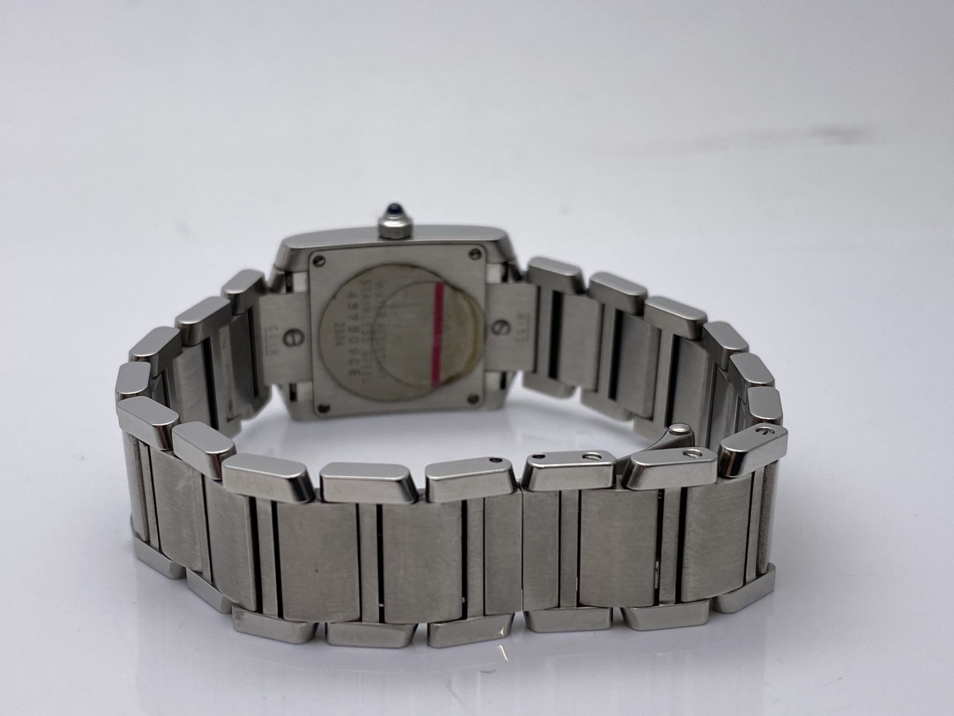 LADIES CARTIER TANK FRANCAISE WATCH, STAINLESS STEEL, WATCH ONLY (352) - Image 4 of 4