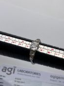 ***£6995.00*** 18CT WHITE GOLD LADIES DIAMOND SOLITAIRE RING, SET WITH 1.44CTS OF DIAMONDS,