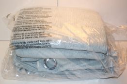 BAGGED TOLEDO LARGE DUCK EGG EYELET HOLE CURTAINS RRP £64.99Condition ReportAppraisal Available on