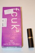 2X ASSORTED ITEMS TO INCLUDE L'OREAL PARIS LIPSTICK & FCUK3 HER EAU DE TOILETTE 100MLCondition