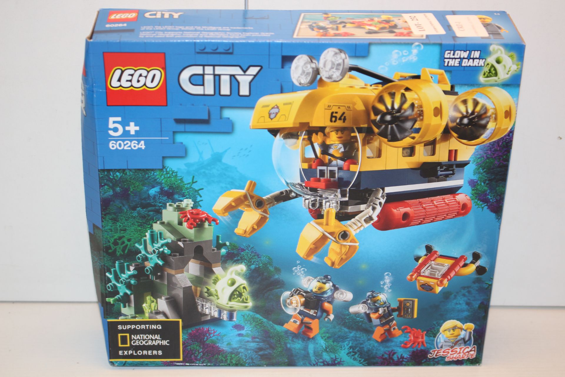 BOXED LEGO CITY UNDERWATER SUB JESSICA SHARPE 60264 RRP £34.99Condition ReportAppraisal Available on