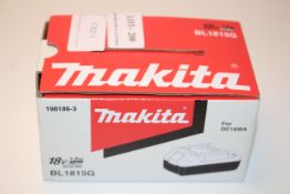 BOXED MAKITA 18V 1.5AH LI-ION BATTERY MODEL: BL1815G RRP £36.85Condition ReportAppraisal Available