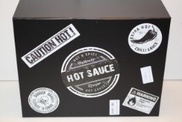 BOXED HOT SAUCE COLLECTION GIFT SET Condition ReportAppraisal Available on Request- All Items are