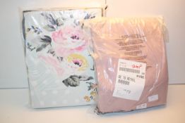 2X ASSORTED ITEMS TO INCLUDE KING DUVET SET & FAYE GRY CURTAINS COMBINED RRP £60.00Condition