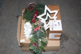 LARGE AMOUNT ASSORTED XMAS DECORATIONS (IMAGE DEPICTS STOCK)Condition ReportAppraisal Available on