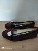 WOMENS AIRCOOL LOAFERS BROWN SUEDE SIZE 5EEE RRP £30 IMAGE DEPICTS STOCK)Condition ReportAppraisal