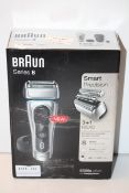 BOXED BRAUN SERIES 8 8350S SILVER WET & DRY SHAVER RRP £154.99Condition ReportAppraisal Available on