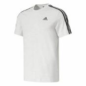 ADIDAS ESSENTIAL 3STRIPE T-SHIRT SIZE 3XL RRP £15Condition ReportAppraisal Available on Request- All