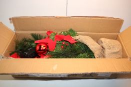 BOXED XMAS DECORATION FAUX PLANT Condition ReportAppraisal Available on Request- All Items are