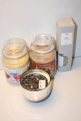 4X ASSORTED ITEMS TO INCLUDE CANDLES & OTHER (IMAGE DEPICTS STOCK)Condition ReportAppraisal