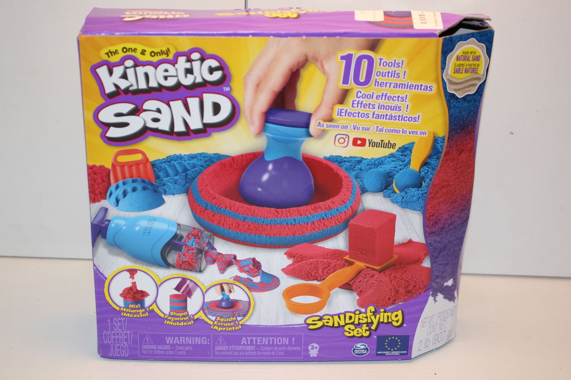 BOXED KINETIC SAND SET RRP £29.99Condition ReportAppraisal Available on Request- All Items are