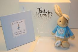 BOXED PETER RABBIT GIFT BOOK & PLUSH TOY Condition ReportAppraisal Available on Request- All Items