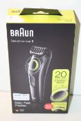 BOXED BRAUN BEARD TRIMMER 3 RRP £79.99Condition ReportAppraisal Available on Request- All Items