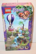 BOXED LEGO FRIENDS TIGER HOT AIR BALLOON WATERFALL RRP £34.99 41423Condition ReportAppraisal