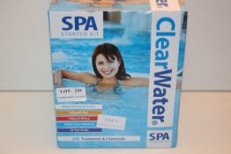 BOXED SPA STARTER KIT CLEAR WATER 500G CHLORINE GRANULESCondition ReportAppraisal Available on