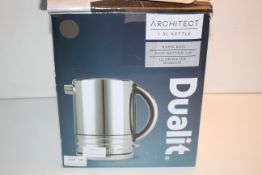 BOXED DUALIT ARCHITECT 1.5L RAPID BOIL KETTLE ILLUMINATED WINDOW RRP £129.99Condition