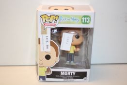 BOXED POP ANIMATION RICK & MORTY 113 MORTY VINYL FIGURE Condition ReportAppraisal Available on