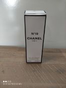 CHANEL No19 EAU DE TOILETTE 50ML RRP £60 (IMAGE DEPICTS STOCK)Condition ReportAppraisal Available on