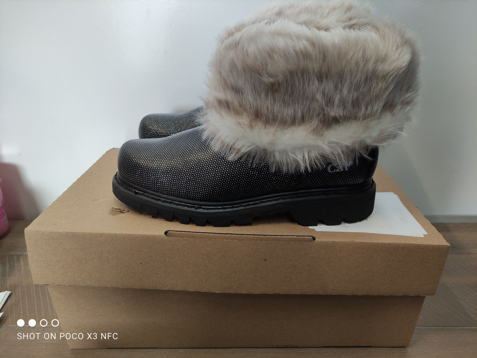 BOXED CAT FUR BOOTS SIZE 5 RRP £40 (IMAGE DEPICTS STOCK)Condition ReportAppraisal Available on