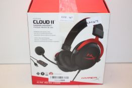 BOXED HYPER X CLOUD 2 GAMING HEADSET RRP £78.98Condition ReportAppraisal Available on Request- All