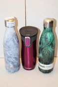 3X ASSORTED DRINKS BOTTLES BY SWELL & CONTIGO COMBINED RRP £42.50Condition ReportAppraisal Available