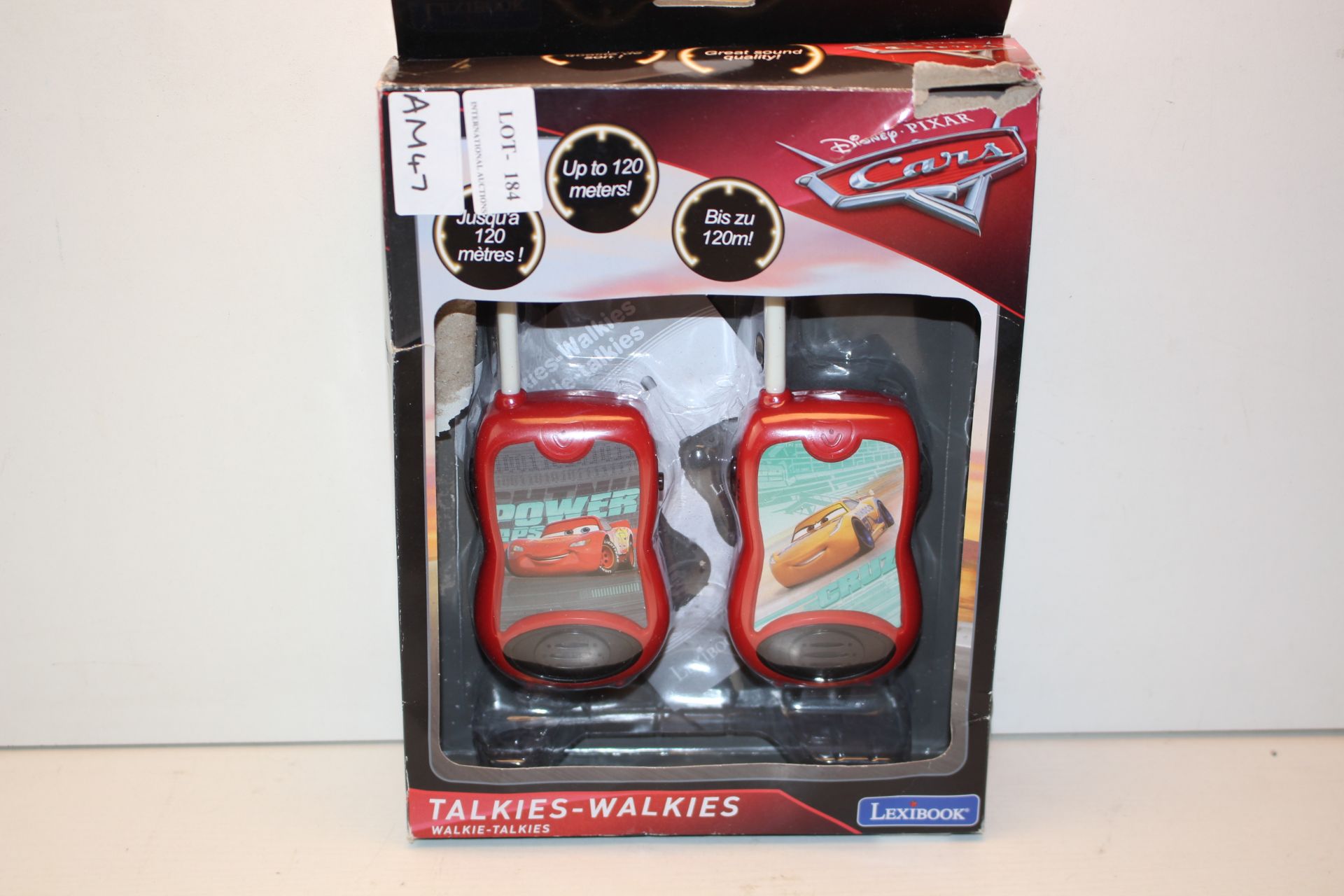 BOXED LEXIBROOK DISNEY PIXAR CARS TALKIES WALKIES Condition ReportAppraisal Available on Request-