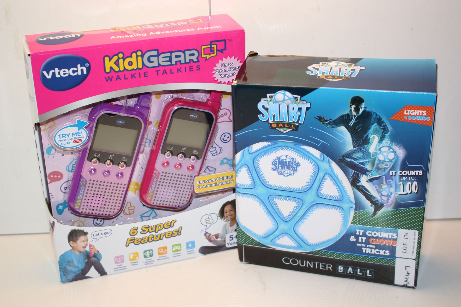 2X ASSORTED BOXED ITEMS TO INCLUDE VTECH KIDIGEAR WALKIE TALKIES & OTHER (IMAGE DEPICTS STOCK)