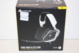 BOXED CORSAIR VOID RGB ELITE USB PREMIUM GAMING HEADSET WITH 7.1 SURROUND SOUND RRP £64.