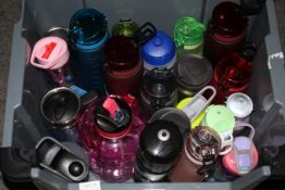 21X ASSORTED DRINKS BOTTLES (IMAGE DEPICTS STOCK/GREY STORAGE BOX NOT INCLUDED)Condition