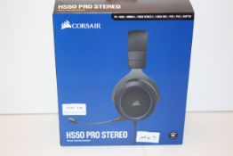 BOXED CORSAIR HS50 PRO STEREO GAMING HEADSET RRP £59.99Condition ReportAppraisal Available on