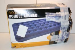 BOXED MILESTONE CAMPING FLOCKED DOUBLE AIR BED RRP £12.99Condition ReportAppraisal Available on