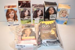 7X ASSORTED HAIR COLOUR KITS BY GARNIER, L'OREAL & OTHER (IMAGE DEPICTS STOCK)Condition