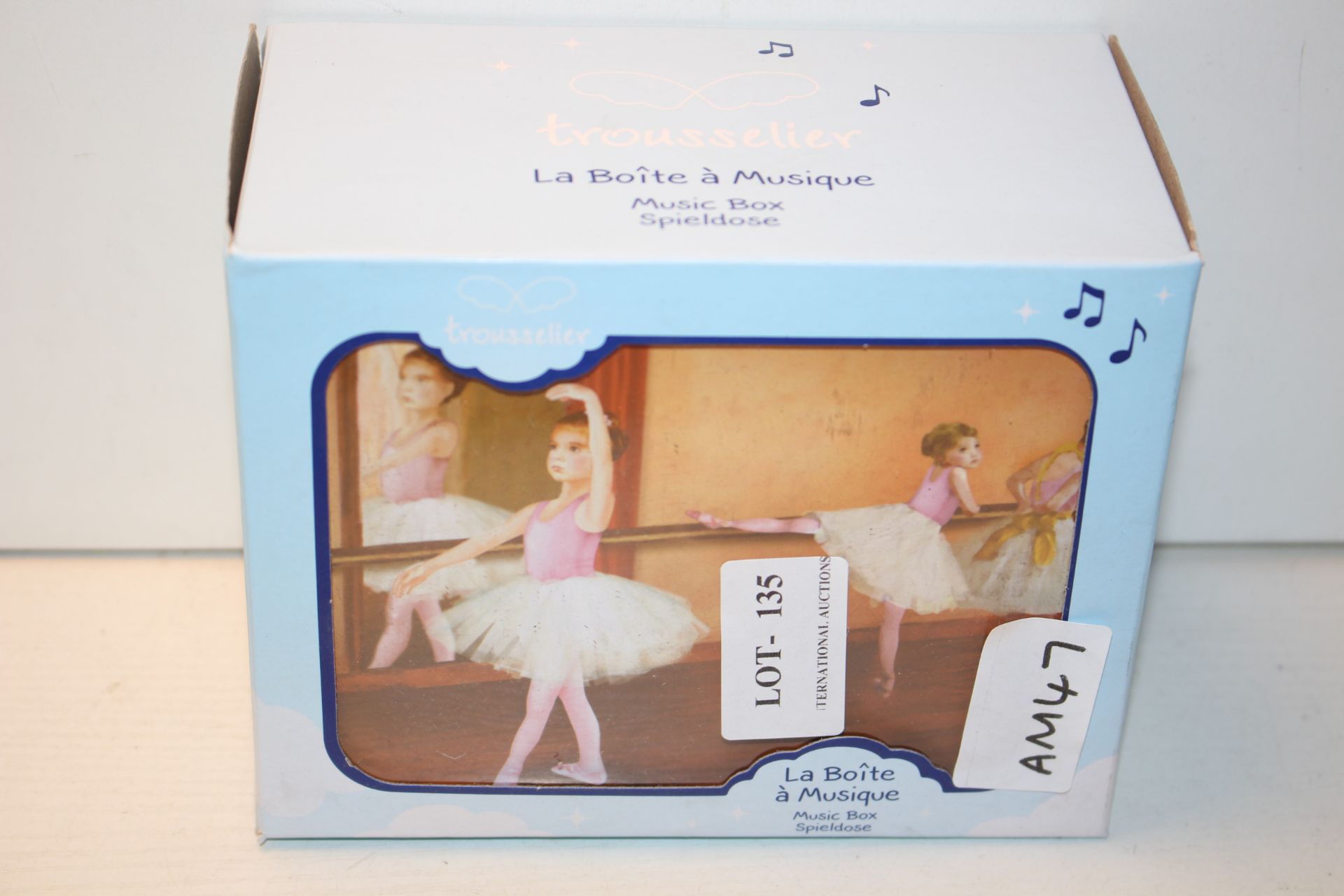 BOXED TROUSSELIER MUSIC BOXCondition ReportAppraisal Available on Request- All Items are Unchecked/