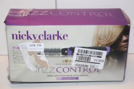 BOXED NICKY CLARKE FRIZZ CONTROL 1000W FRIZZ CONTROL AIR STYLER RRP £79.00Condition