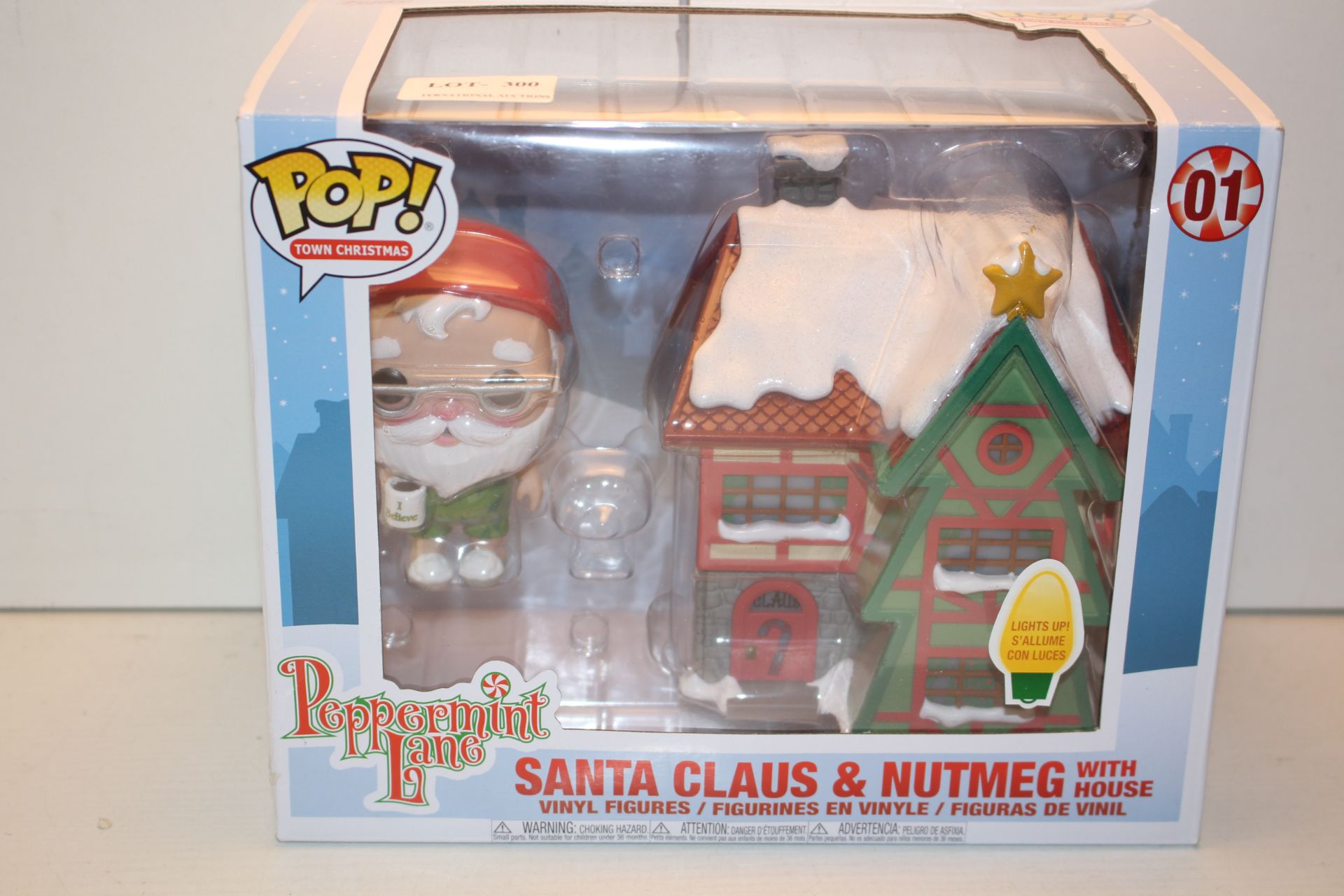 BOXED POP TOWN CHRISTMAS PEPPERMINT LANE - SANTA CLAUS Condition ReportAppraisal Available on