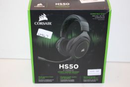 BOXED CORSAIR HS50 STEREO GAMING HEADSET RRP £54.99Condition ReportAppraisal Available on Request-