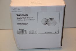 BOXED YASMIN SINGLE WALL BRACKET POLISHED CHROME FINISH RRP £23.57Condition ReportAppraisal