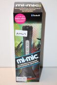 BOXED BLUETOOTH MI-MIC BLUETOOTH KARAOKE MICROPHONE SPEAKER Condition ReportAppraisal Available on