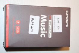 BOXED SUPEREYE M4 MP3 MUSIC PLAYER 16GB RRP £29.99Condition ReportAppraisal Available on Request-