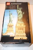 BOXED LEGO ARCHITECTURE STATUE OF LIBERTY NEW YORK USA 21042 RRP £74.98Condition ReportAppraisal