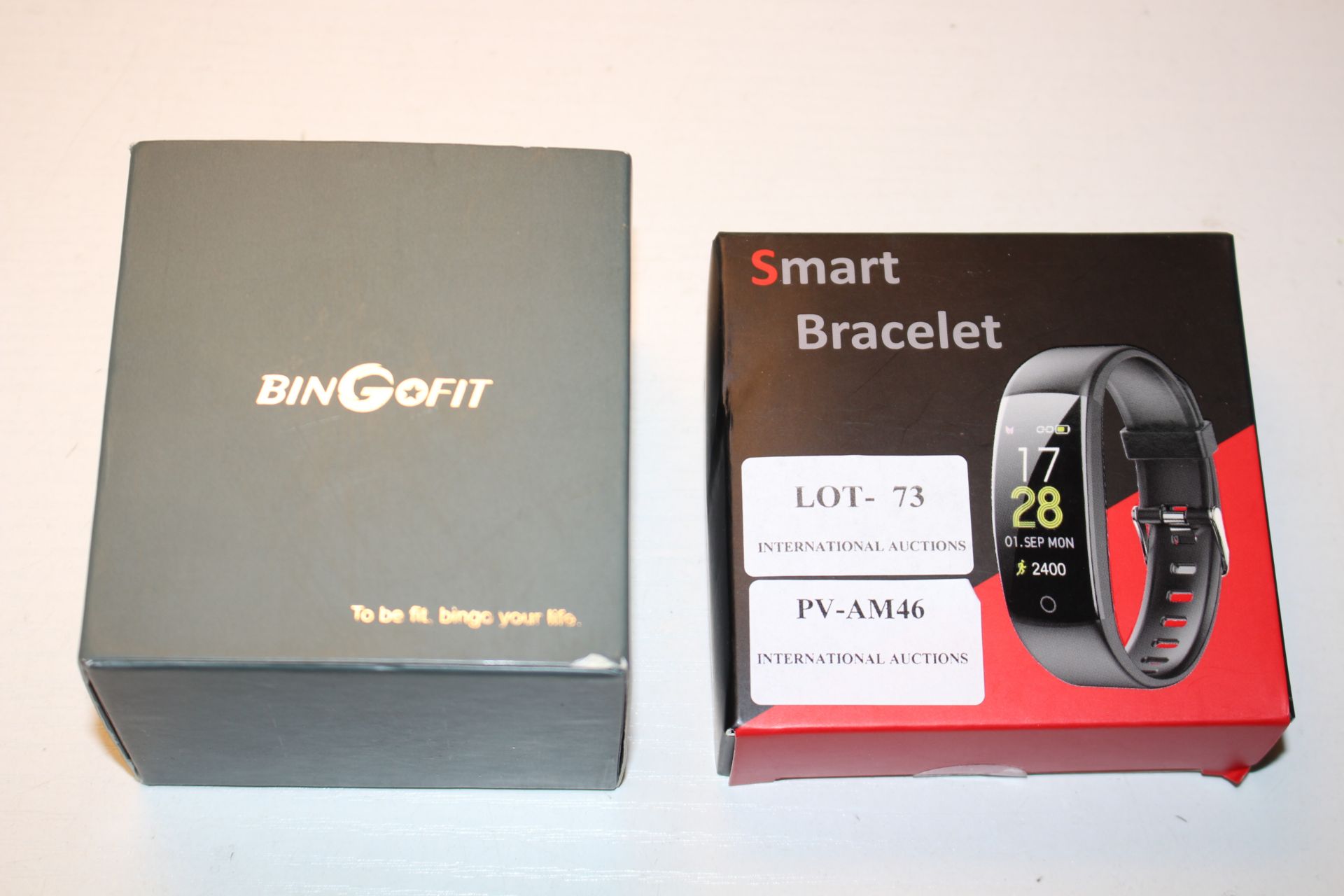 2X BOXED ASSORTED ITEMS TO INCLUDE BINGOFIT & SMART BRACELET (IMAGE DEPICTS STOCK)Condition