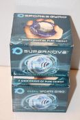 2X BOXED SUPERNOVA SPORTS GYRO - A DYNAMIC FORCE FOR THE HAND WRIST, FOREARM COMBINED RRP £24.