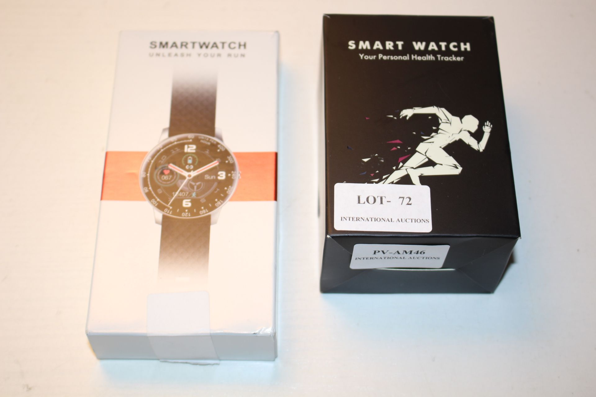 2X ASSORTED BOXED SMART WATCHES (IMAGE DEPICTS STOCK)Condition ReportAppraisal Available on Request-