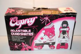 BOXED OSPREY ADJUSTABLE QUAD SKATES RRP £34.99Condition ReportAppraisal Available on Request- All