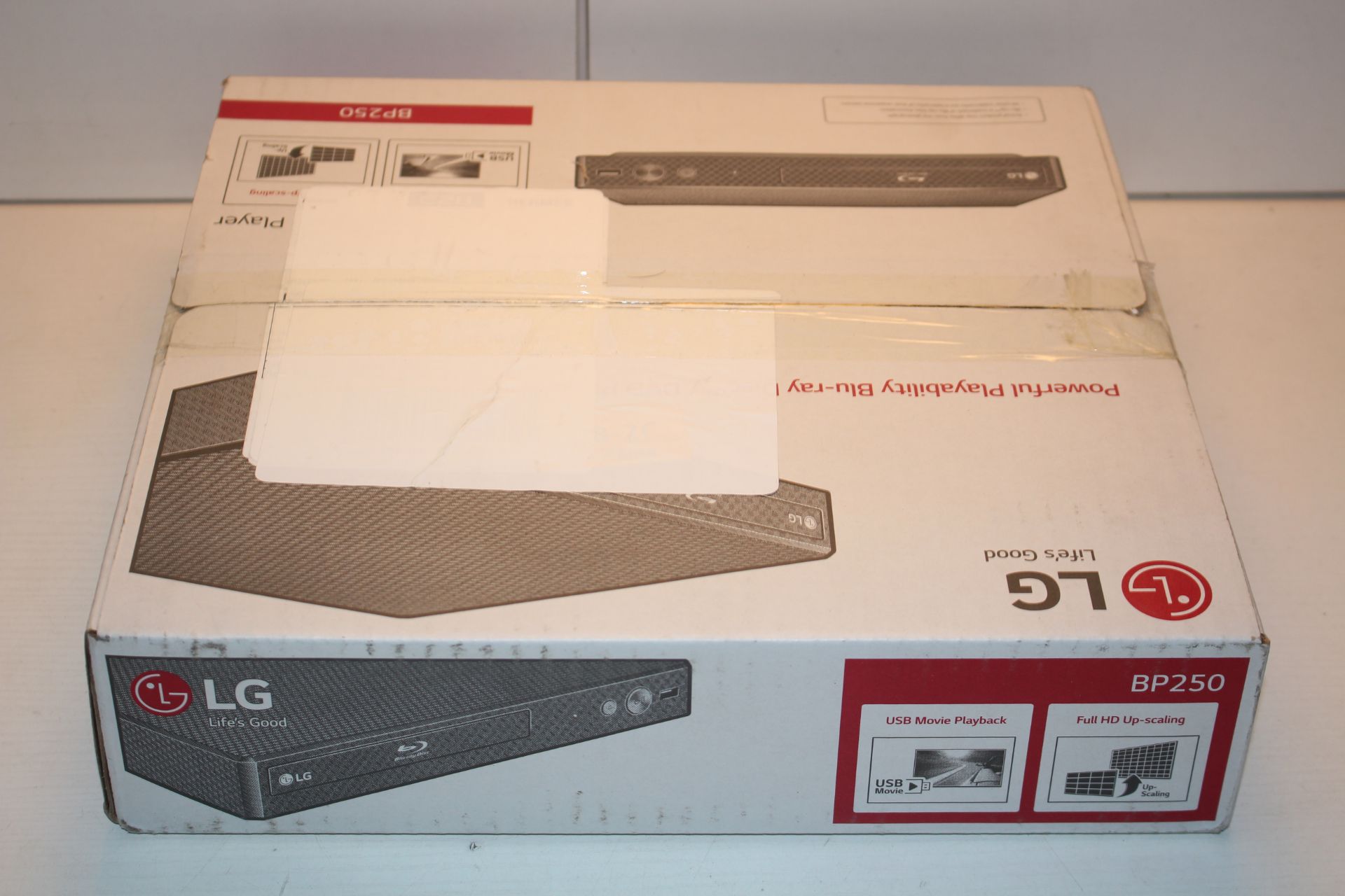 BOXED LG BP250 BLU-RAY DISC DVD PLAYER RRP £55.00Condition ReportAppraisal Available on Request- All